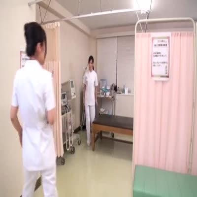 Japanese Nurses Take Care Of Patients