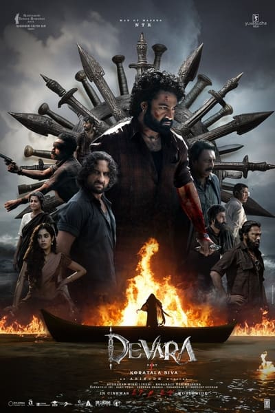 Devara Part 1 (2024) WEB-HDRip [Dual Audio] [Hindi ORG DD 5.1 – Telugu] 1080p 2.6GB 10-Bit 720p HEVC 900MB 480p 600MB MKV 